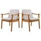 Hearth and Haven Outdoor Dining Chair in Grey (Set of 2), , large