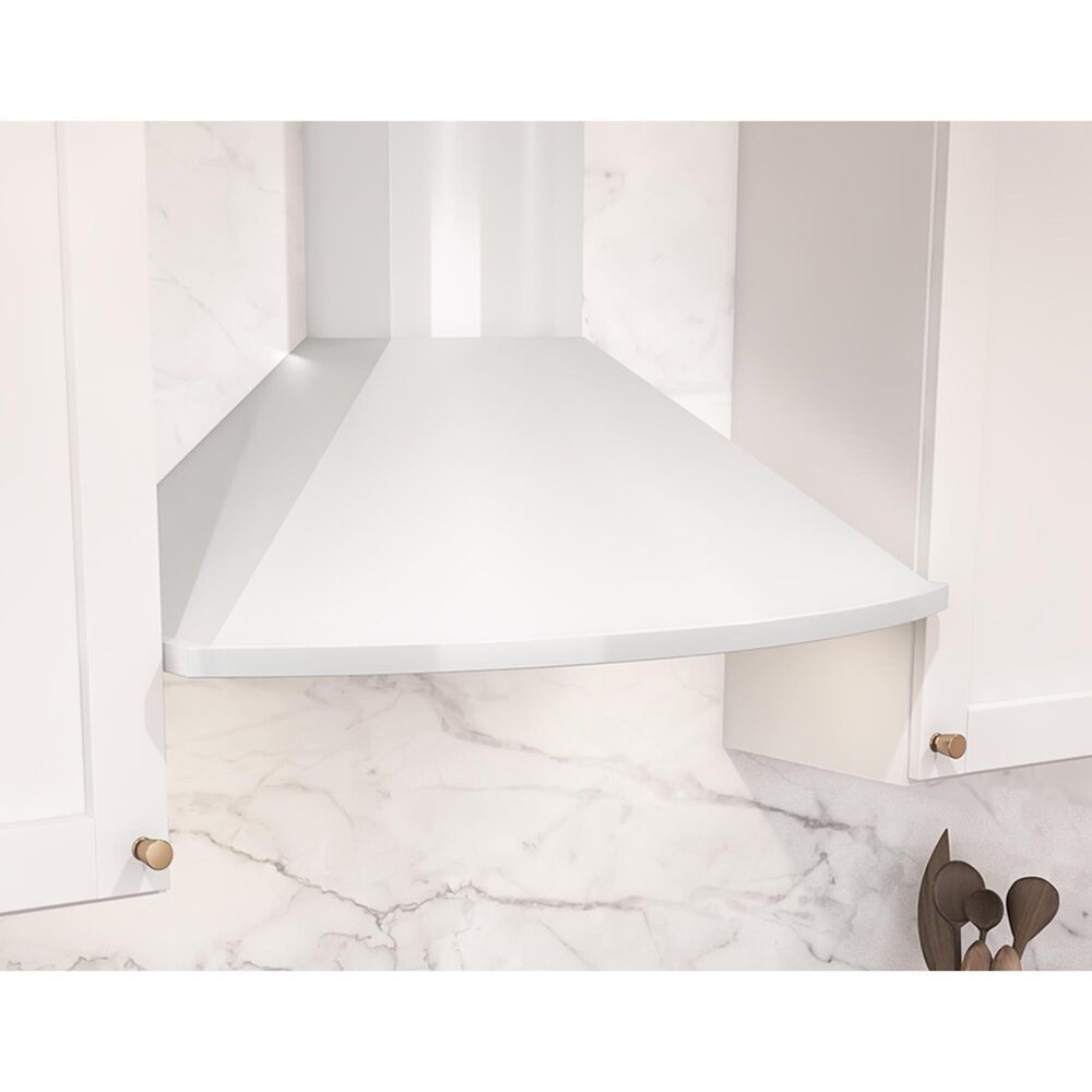 Zephyr Core Savona 36&quot; Wall Mounted Range Hood in White, , large