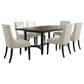 Aspen Furniture, Inc. Camden Dining Table and 6 Dining Side Chairs in Domino, , large