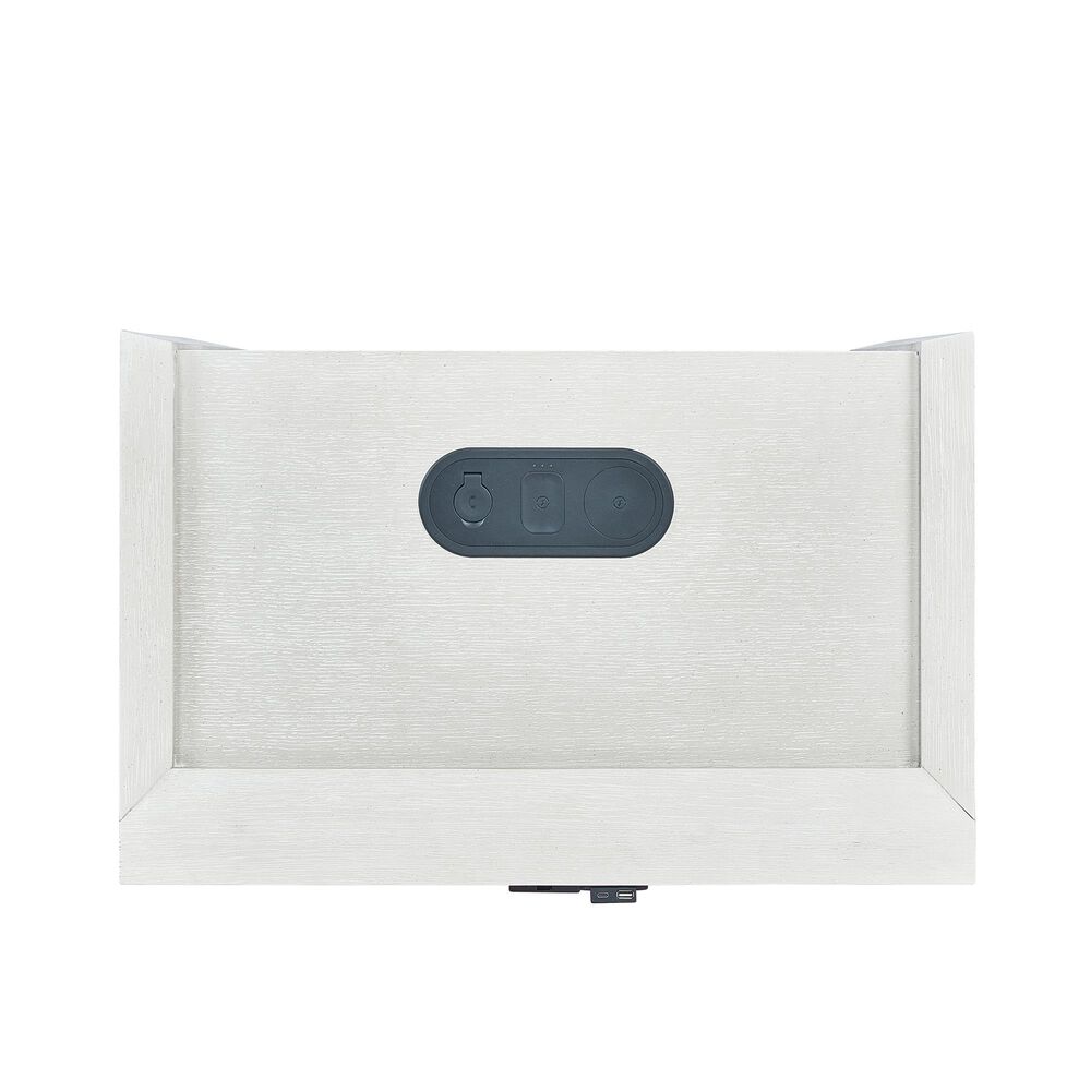 Sasha Lee 5-Piece King Storage Bedroom Set in Brushed White, , large