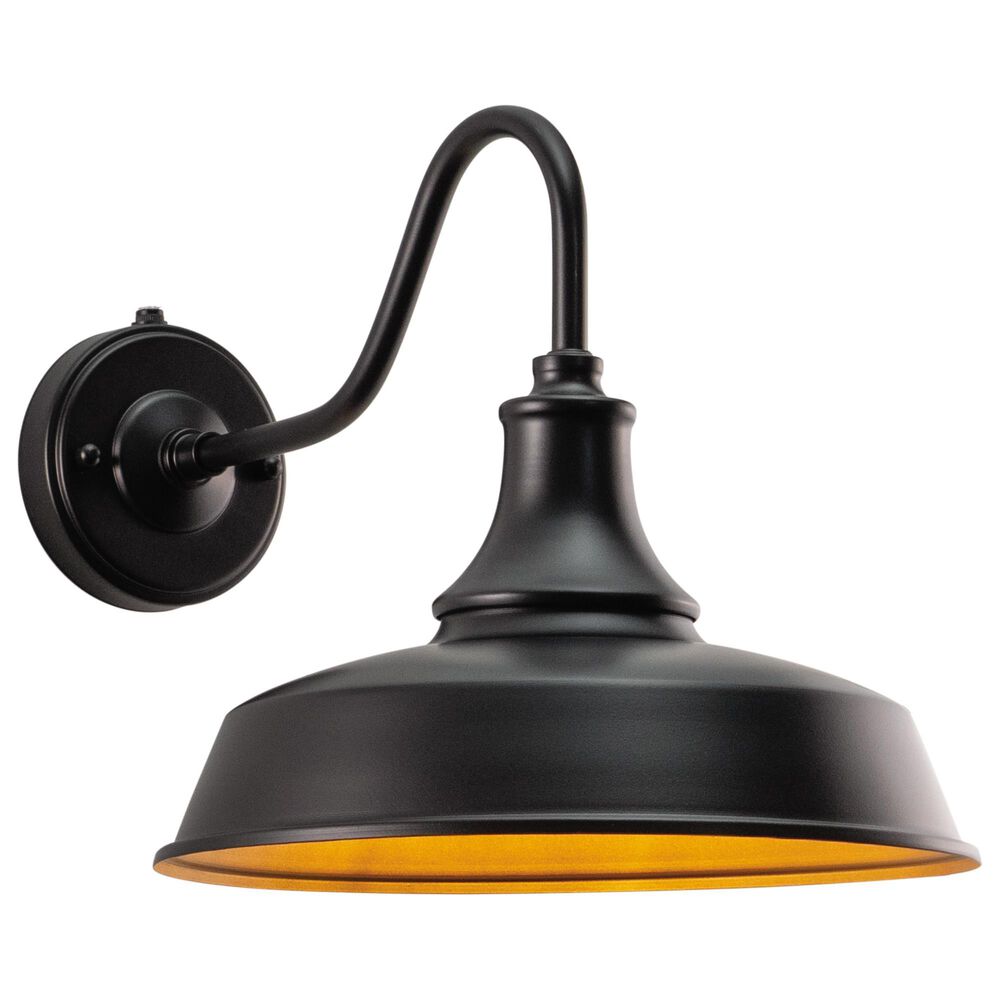 Vaxcel Dorado 12" 1-Light Outdoor Wall Sconce in Dark Bronze, , large