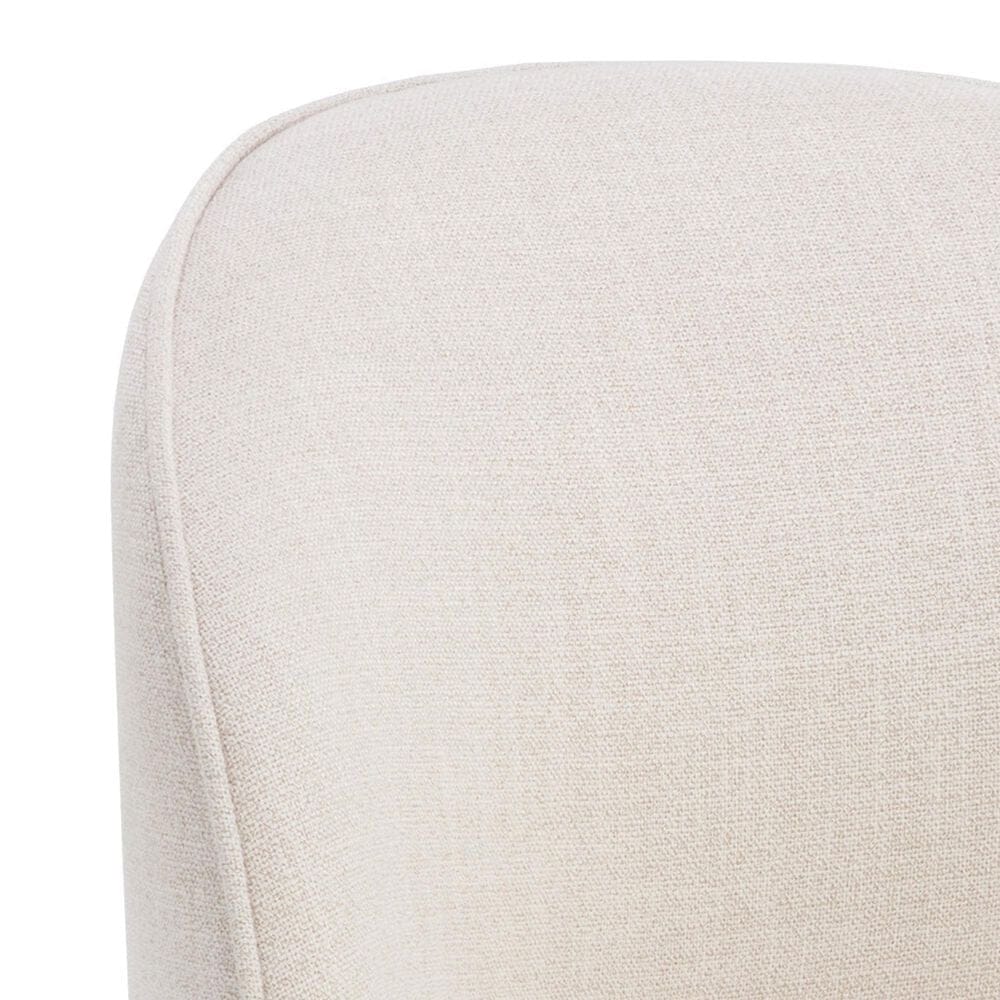 37B Banyan and Cavoli 5-Piece Round Dining Set in Cream and Dark Brown, , large