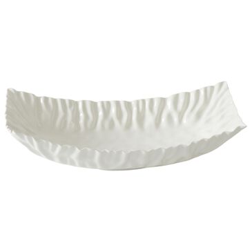 Pampa Bay Mascali Bianca Rectangular Centerpiece in White, , large