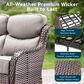 Sunwell Garden 4-Piece Firepit Set in Beige, , large