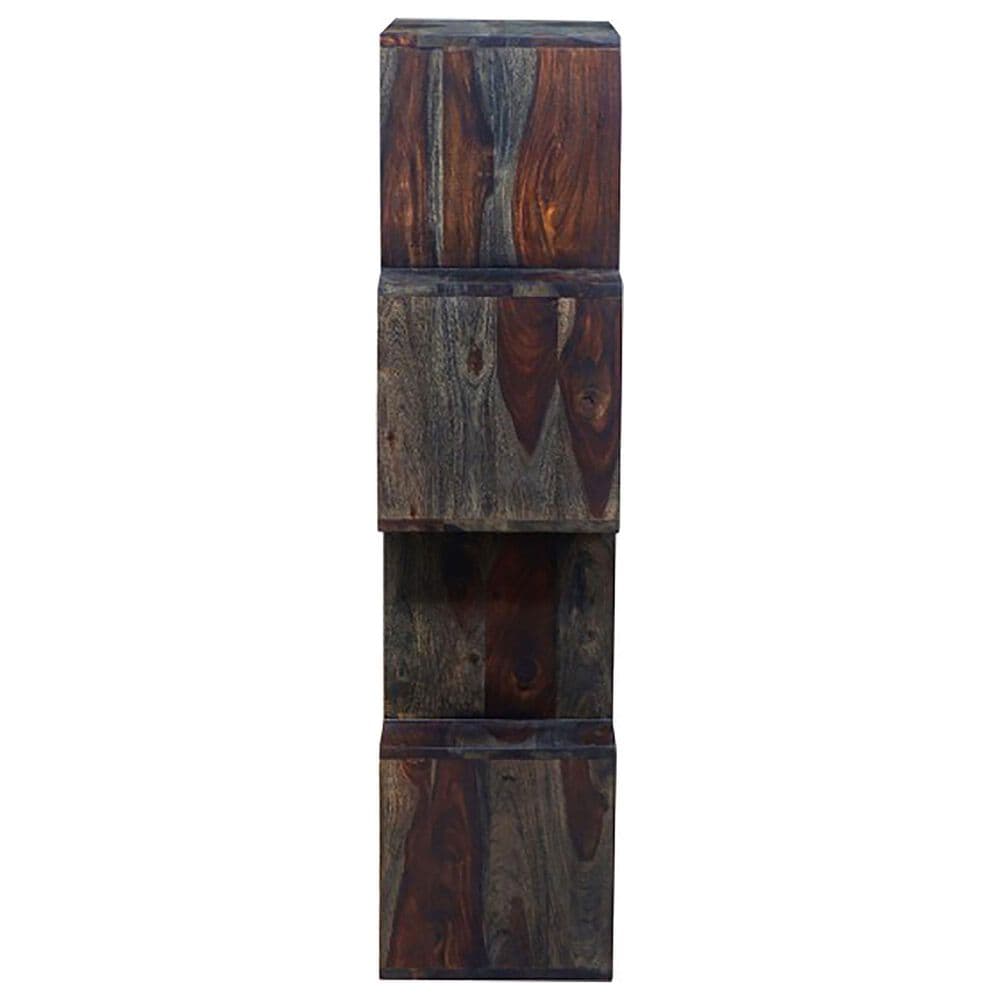 37B Fall River Obsidian 4-Tier Bookcase in Black Walnut, , large