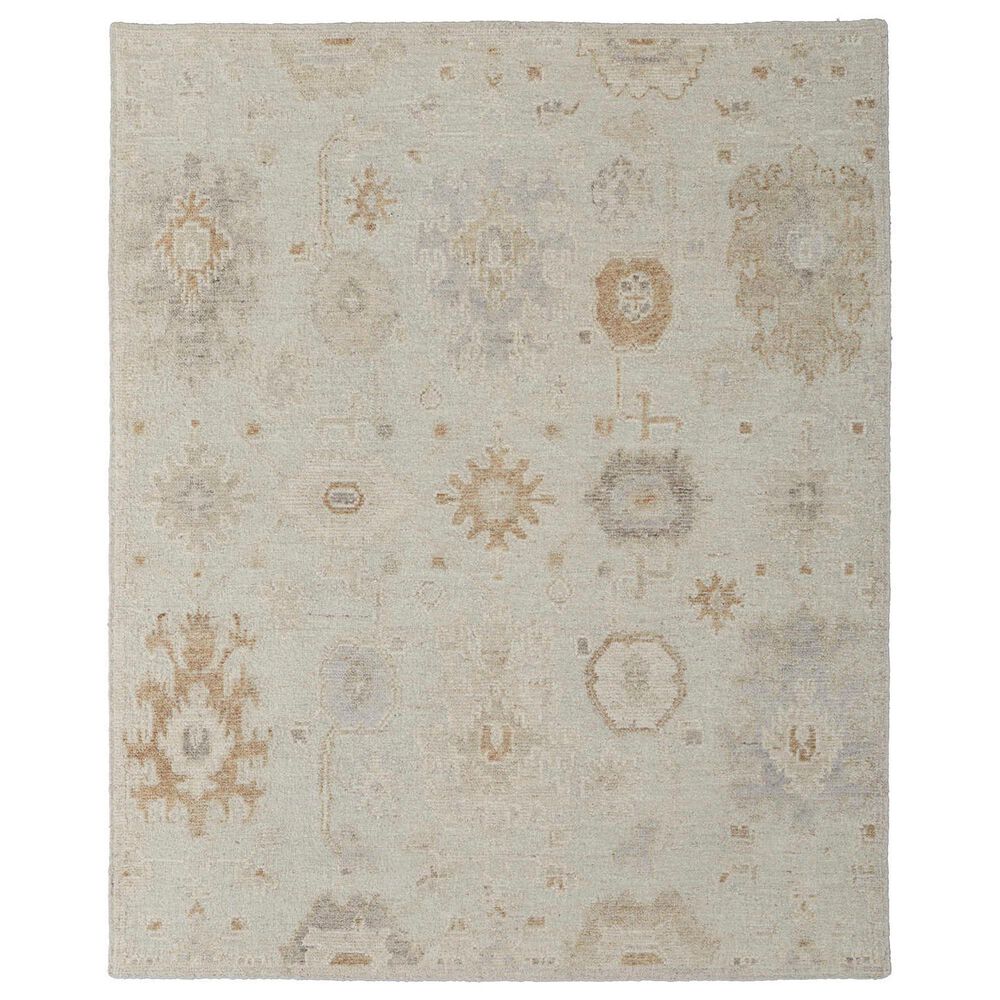 Feizy Grafton 11"6" x 15" Light Silver Area Rug, , large