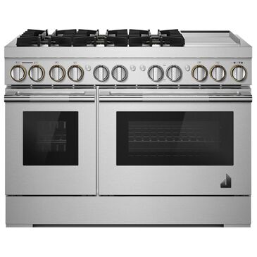 Jenn-Air Rise 48" Professional Range with Griddle in Stainless Steel, , large