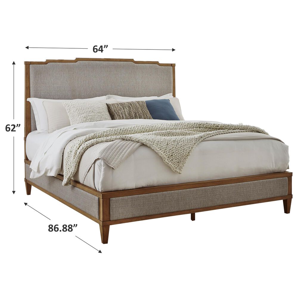 Ashley Sharlance Queen Upholstered Panel Bed in Light Brown, , large