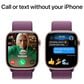 Apple Watch Series 10 GPS + Cellular 46mm Rose Gold Aluminum Case with Plum Sport Loop, , large