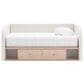 Ashley Arloster Twin Upholstered Day Bed with Storage  in Tan/White, , large
