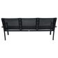 Three Birds Casual Tribeca Patio Stacking 3-Seater Settee in Black, , large