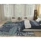 Nourison Garden Oasis GOA02 Navy 9" x 12" Indoor/Outdoor Area Rug, , large