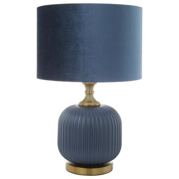 37B Table Lamp in Blue and Gold, , large