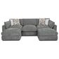 Moore Furniture Seurat 5-Piece Stationary Symmetrical Sectional in Linwood Green Bay, , large