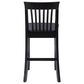 Linon Home Decor Torino Craftsman Counter Stool in Black, , large