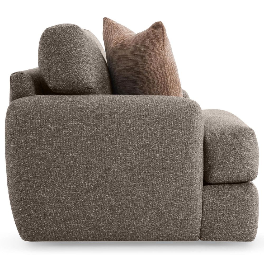 Bernhardt Cameron Swivel Chair in Beige and Tan, , large