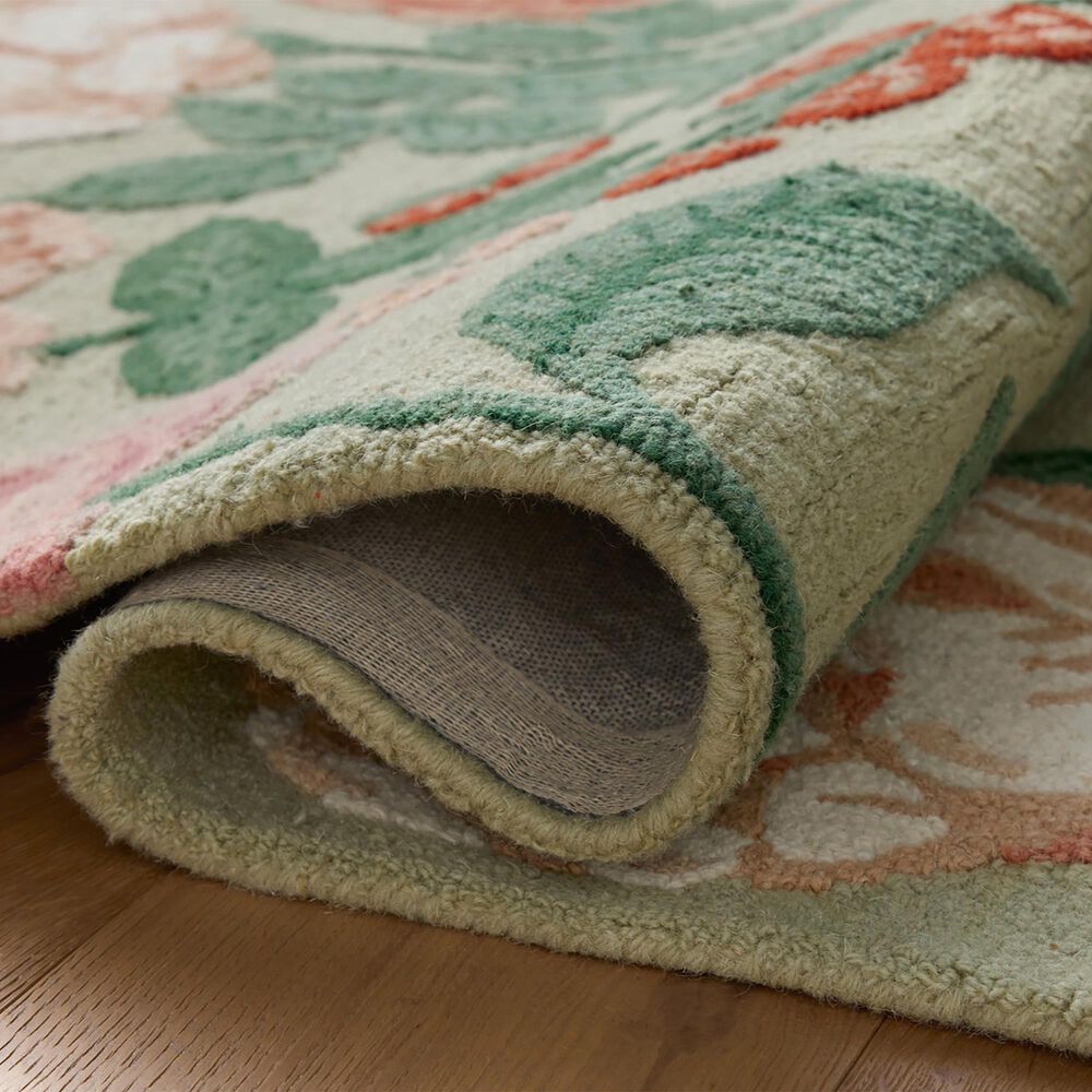 Rifle Paper Co. x Loloi Highgrove Mint 2'6" x 7'6" Runner, , large