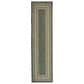 Nourison Horizon HOZ03 Green 2" x 6" Indoor/Outdoor Runner, , large