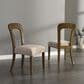 Hearth and Haven Upholstered Side Chair with Beige Cushion in Light Brown (Set of 2), , large
