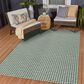 Dalyn Rug Company Hinton 8" x 10" Green Indoor/Outdoor Area Rug, , large