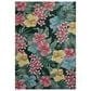 Loloi Botanical Midnight and Multicolor 2"5" x 11"2" Indoor/Outdoor Runner, , large
