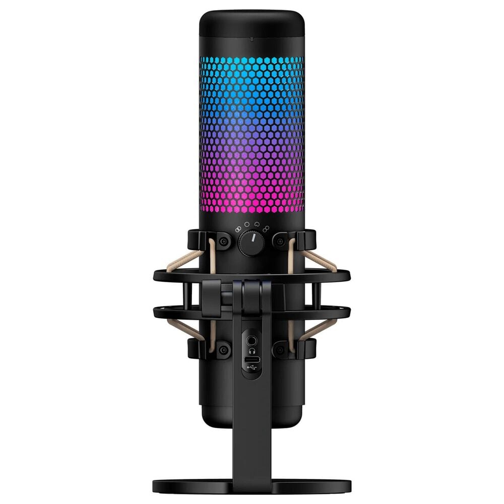 Hyperx QuadCast S Wired Multi-Pattern USB Electret Condenser Microphone, , large