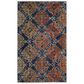 Safavieh Evoke EVK230S-3 3" x 5" Blue/Orange Area Rug, , large