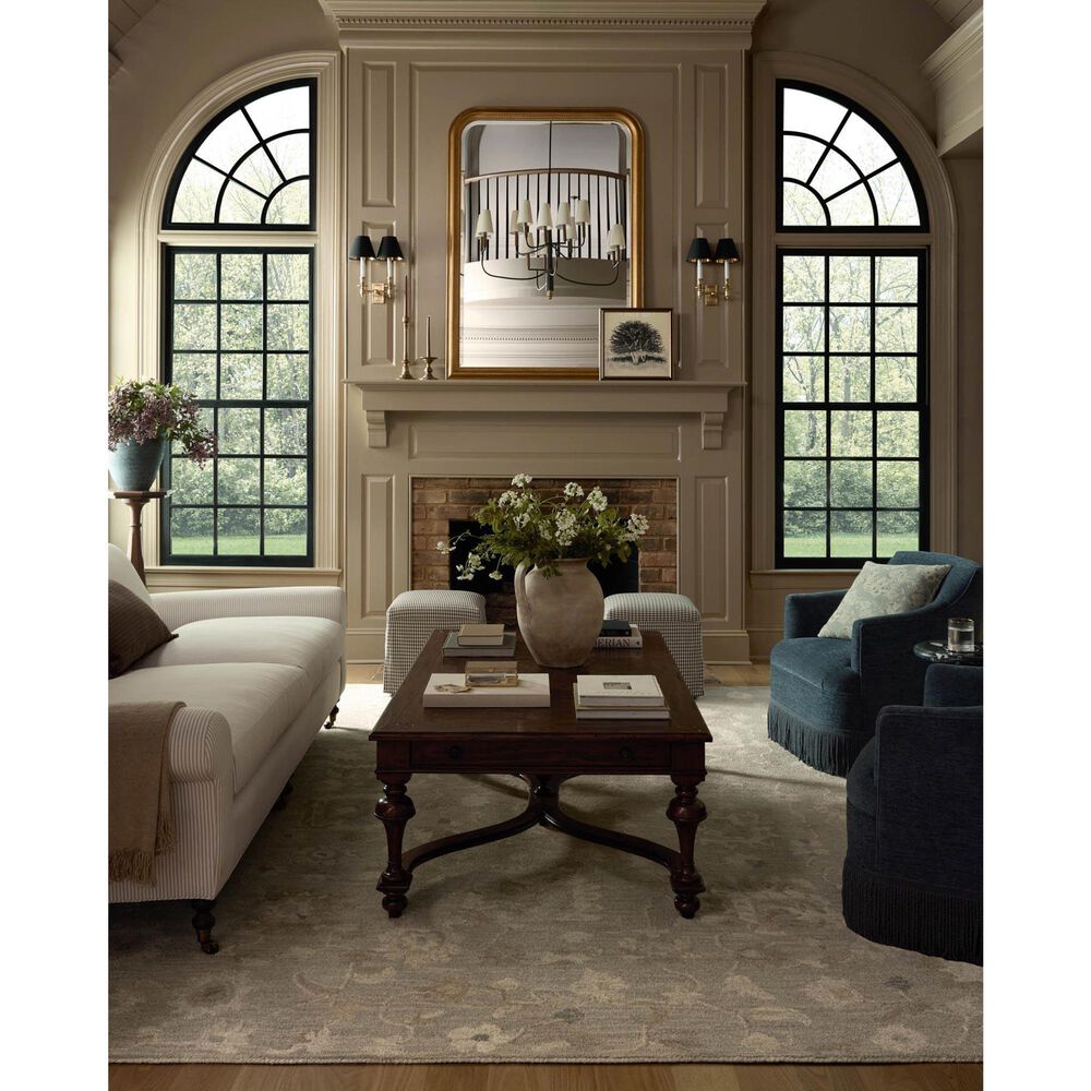 Chris Loves Julia x Loloi Dorothea Stone and Multicolor 2'3" x 3'9" Area Rug, , large