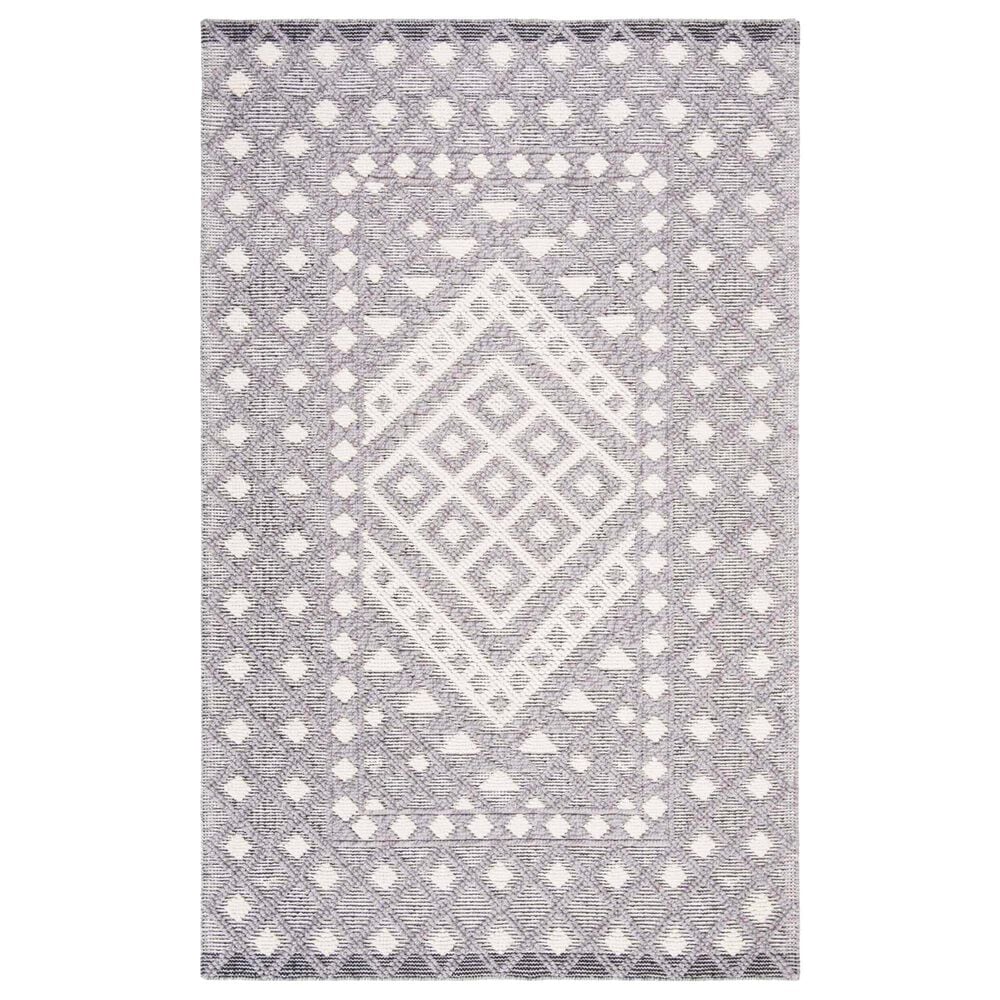 Safavieh Natura 5" x 8" Cream and Purple Area Rug, , large