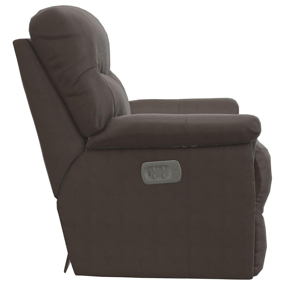La-Z-Boy James Power Rocking Recliner with Headrest and Lumbar in Walnut, , large