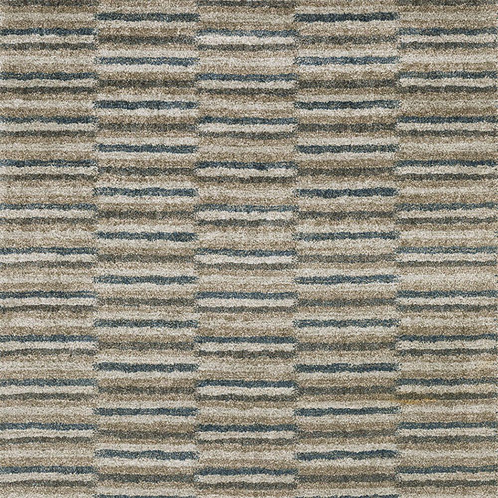 Oriental Weavers Alton Stripes 2&#39;3&quot; x 7&#39;6&quot; Beige and Blue Runner, , large