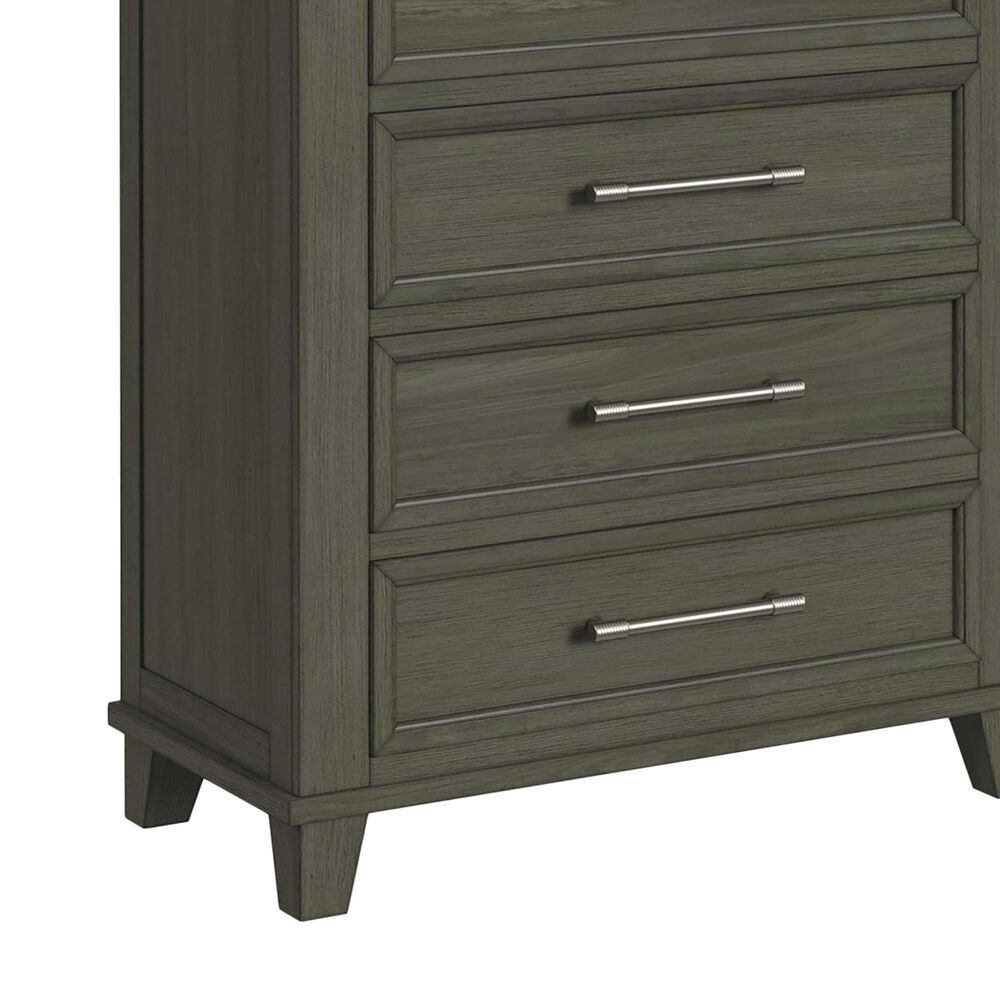 Mayberry Hill Canterbury 5-Drawer Chest in Gray, , large
