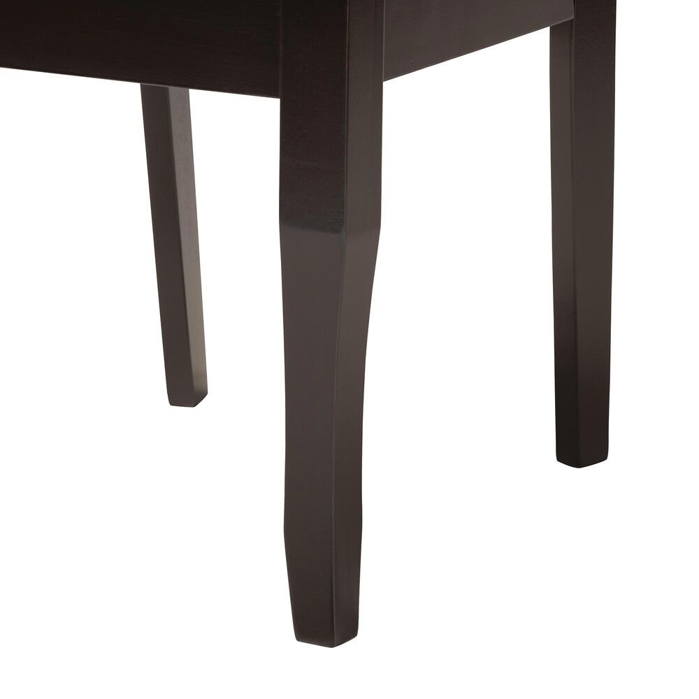 Baxton Studio Elena 7-Piece Dining Set in Grey/Dark Brown, , large