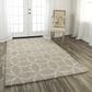 RIZZY Harmony Geometric 7"9" x 9"9" Brown Area Rug, , large