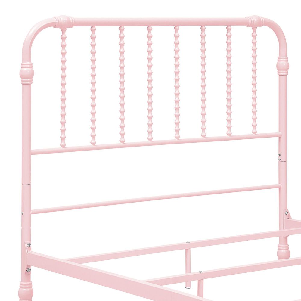 Furniture of America Wren Full Spindle Kids Bed in Pink, , large