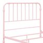 Furniture of America Wren Full Spindle Kids Bed in Pink, , large