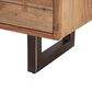 Home Trends & Design Aspen 6-Drawer Dresser in Smoked Acacia and Antique Zinc, , large