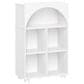 RiverRidge Home Kids Curve Appeal 23" 4-Cubby Bookcase in White, , large