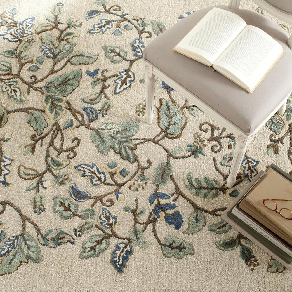 Safavieh Martha Stewart  9&#39;6&quot; x 13&#39;6&quot; Colonial Blue Area Rug, , large