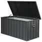 Hearth and Haven 160-Gallon Outdoor Storage Deck Box with Waterproof Material in Dark Gray, , large