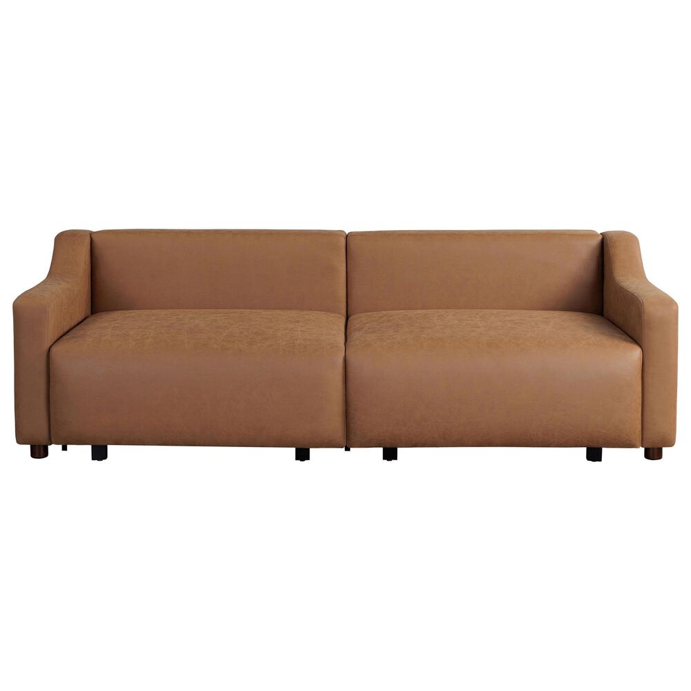 Lifestyle Solutions Glenmont Convertible Sofa in Brown, , large
