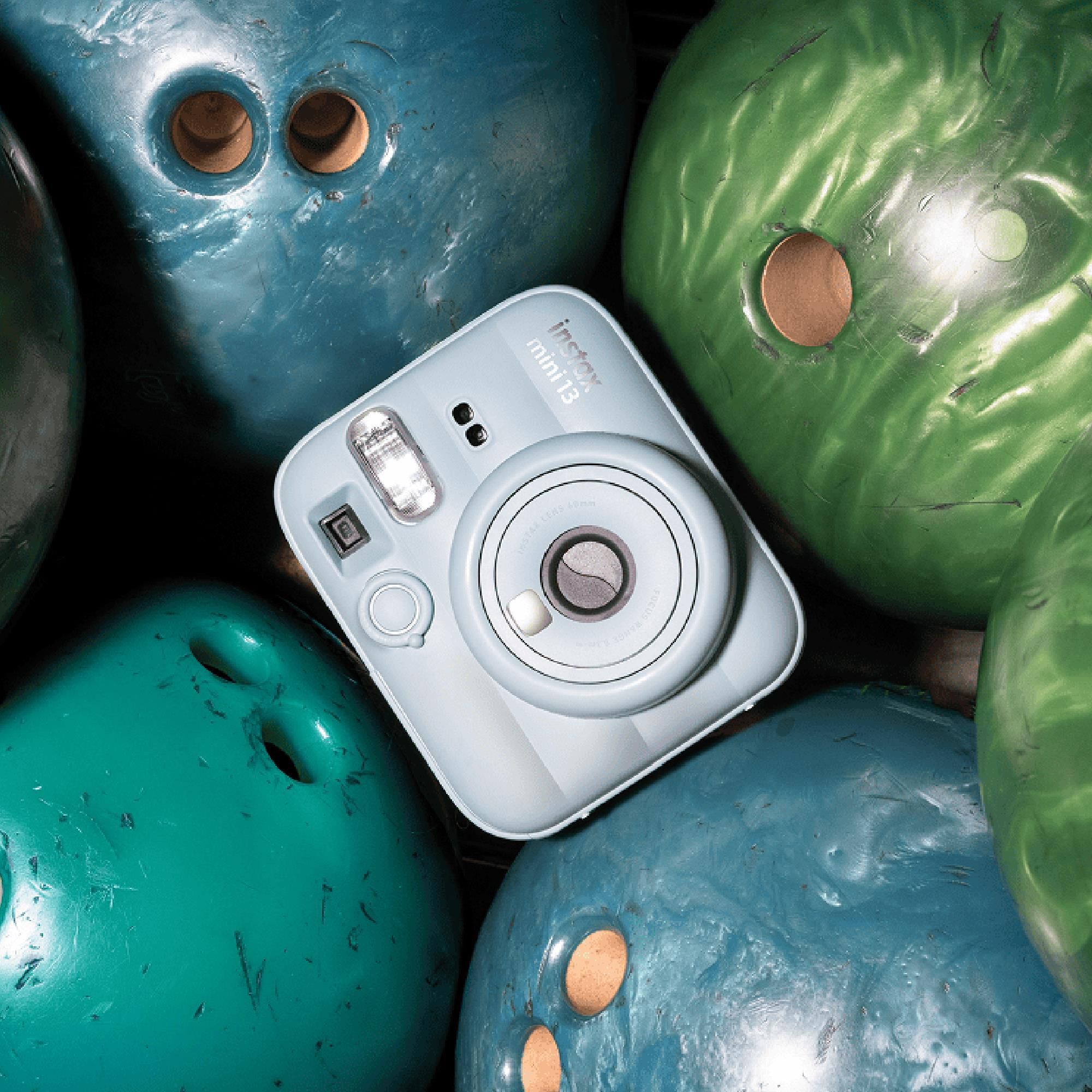 フィルムカメラ FUJI FILM INSTAX MINI 13 FROST BLUE Fujifilm Instax Mini 13 Instant Film Camera in Frost Blue