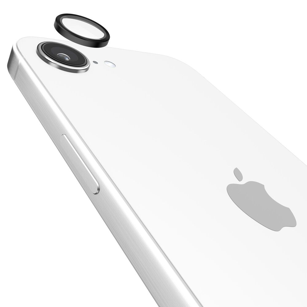 Case-Mate Aluminum Ring Camera Lens Glass Protector for Apple iPhone 16e in Black, , large
