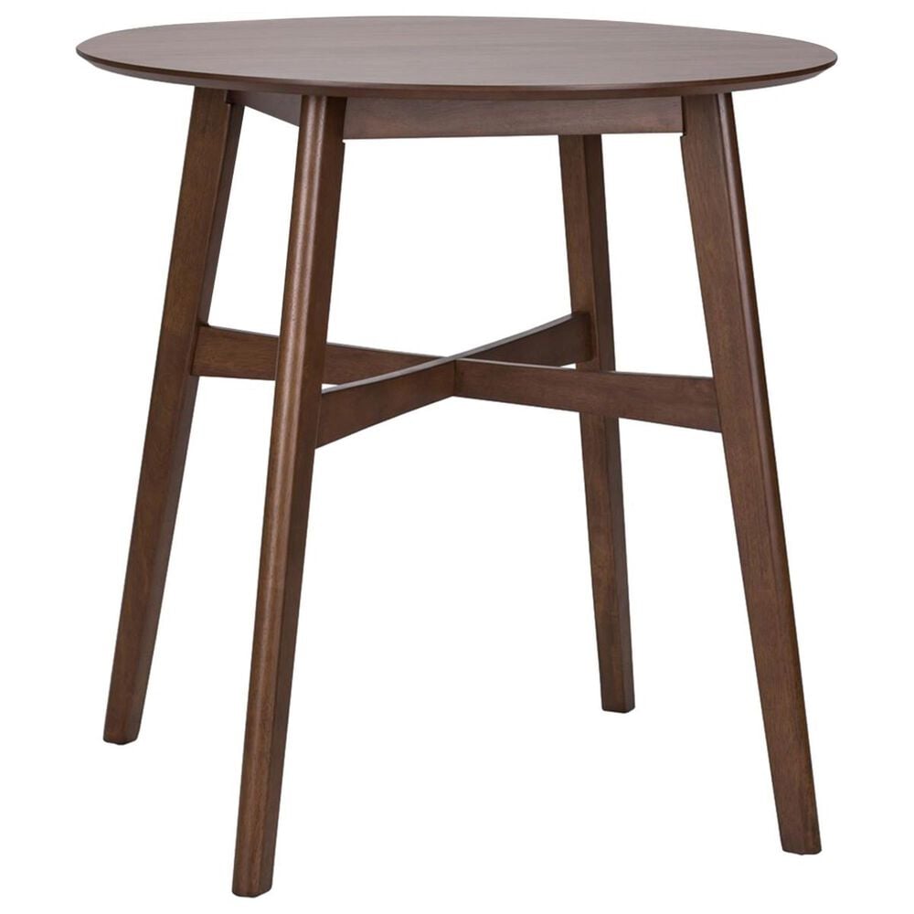 Belle Furnishings Space Savers Gathering Table in Satin Walnut - Table Only, , large