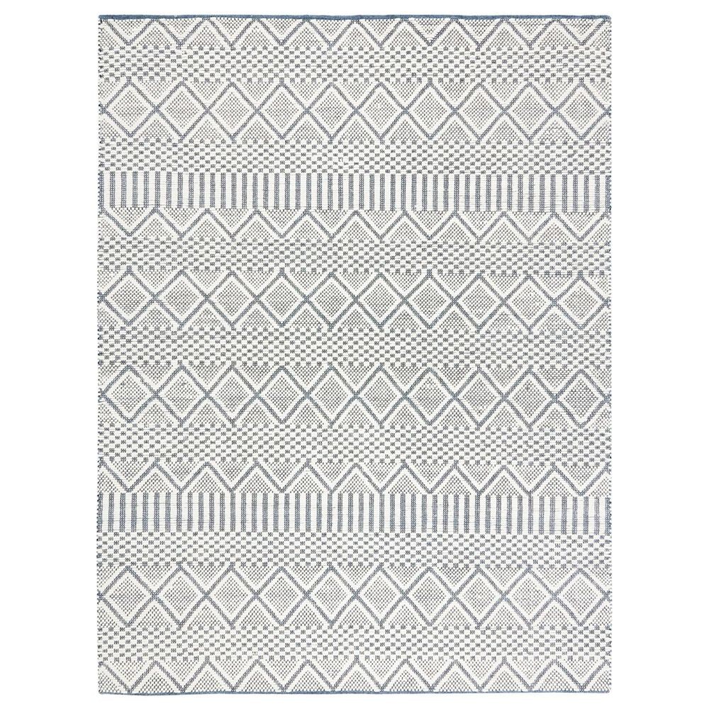 Safavieh Natura NAT857A 9" x 12" Ivory and Blue Area Rug, , large
