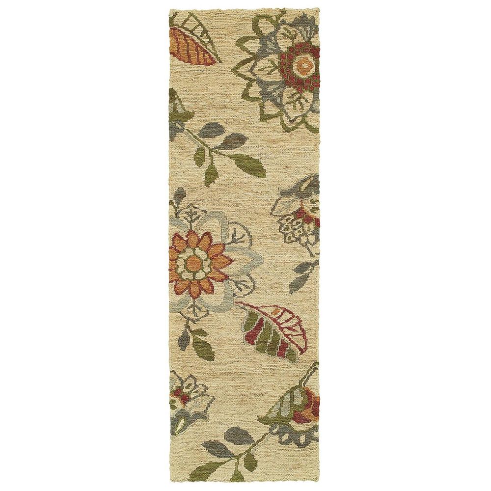 Oriental Weavers Valencia 57709 2'6" x 8' Beige Runner, , large