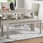 Mayberry Hill Eleanor Dining Bench in White, , large