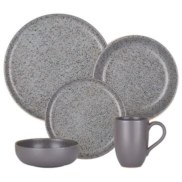 Oxford Contempo Stoneware 20-Piece Dinnerware Set in Granite, , large