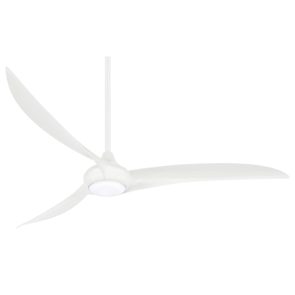 Minka-Aire Light Wave 65" Ceiling Fan with LED Light in White, , large