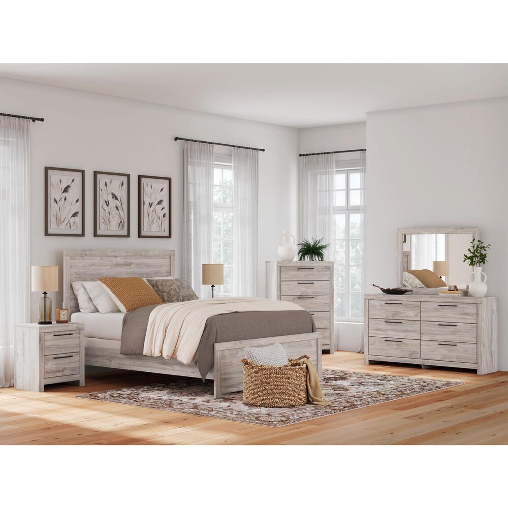 Ashley Broachmyn Dresser Mirror in Light Gray, , large